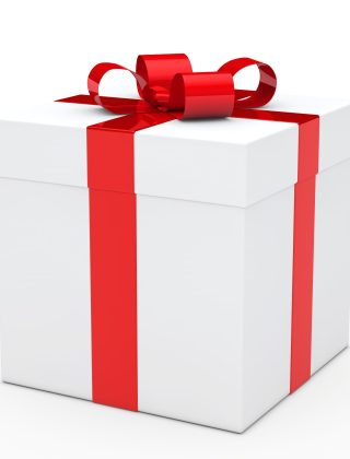 gift box red ribbon